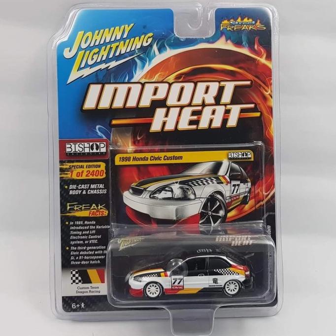 Johnny Lightning 1998 Honda Civic Custom putih
