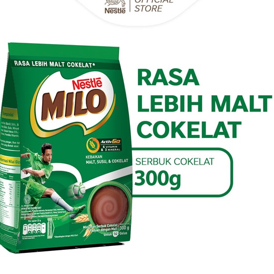 

ZJLB7143 Terlaku... MILO ACTIV-GO Susu Coklat Pouch 300g