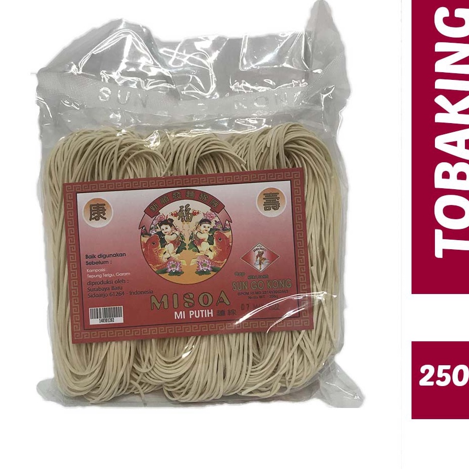 

ZHHR8605 Free Ongkir Misoa / misua / Mi Putih Kera Sakti / Sun Go Kong 250gr