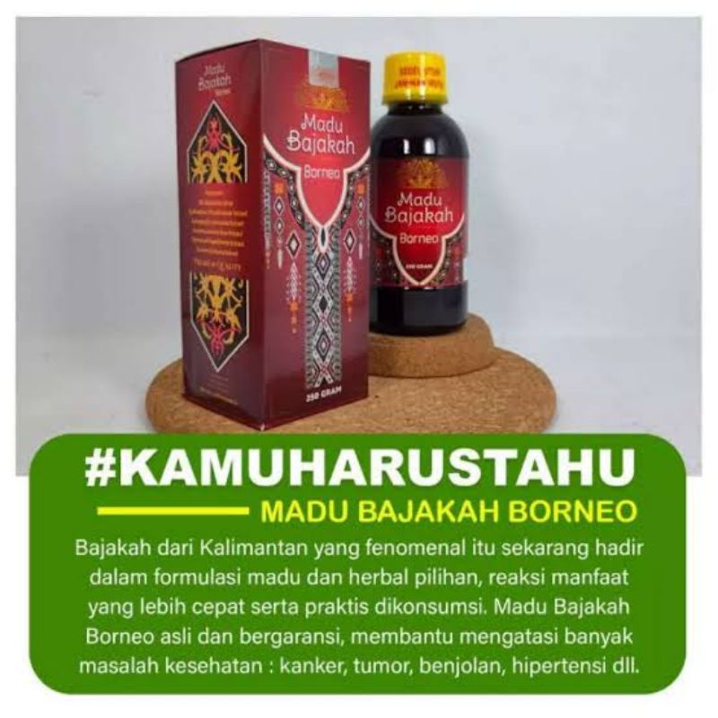 

MADU BAJAKAH BORNEO TEUKU WISNU ORIGINAL AMPUH ATASI BENJOLAN