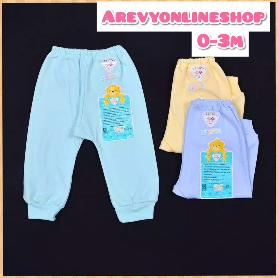 ➤➪✼✰ LIBBY Celana Panjang Popok Bayi Warna 0-6 BULAN | Perlengkapan Bayi Newborn | Celana Pampers Ba