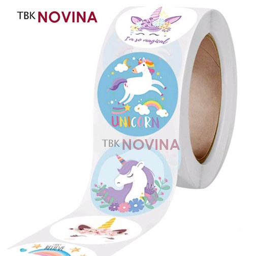 

[KODE 61] Stiker Unicorn / Label Segel 2.5cm (10pcs)