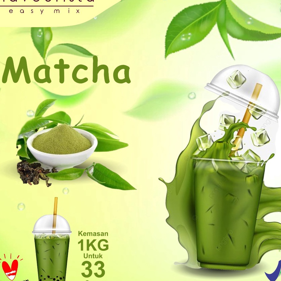 

Best Flavourista Bubuk Minuman Murah Rasa Matcha / Matcha Powder 1000 gram