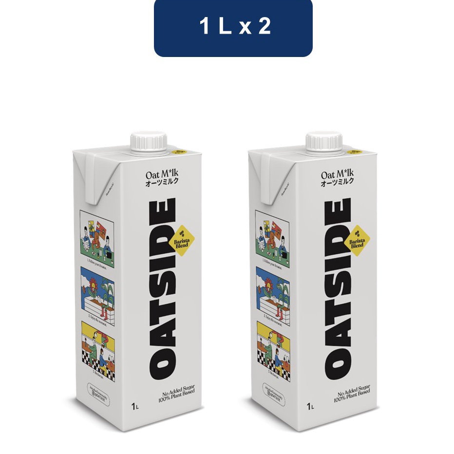 

Terlaris Oatside Oat Milk Barista Blend 2 x 1 L Laris