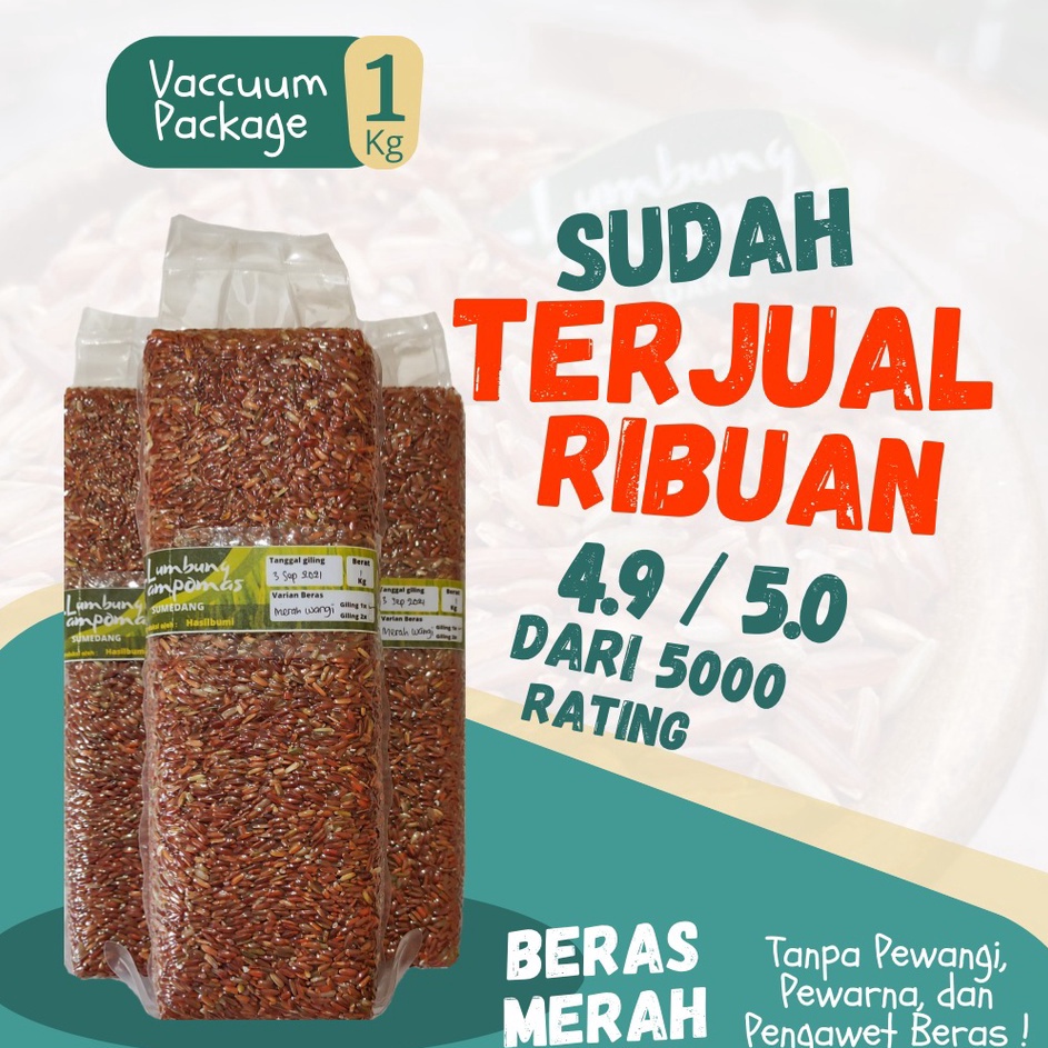 

JWXR4446 ✔✔SALE✔✔ BERAS MERAH PULEN ASLI UNTUK DIABETES, DIET, MERAWAT JANTUNG, KESEHATAN KULIT, & MENDETOKS SEL TUBUH