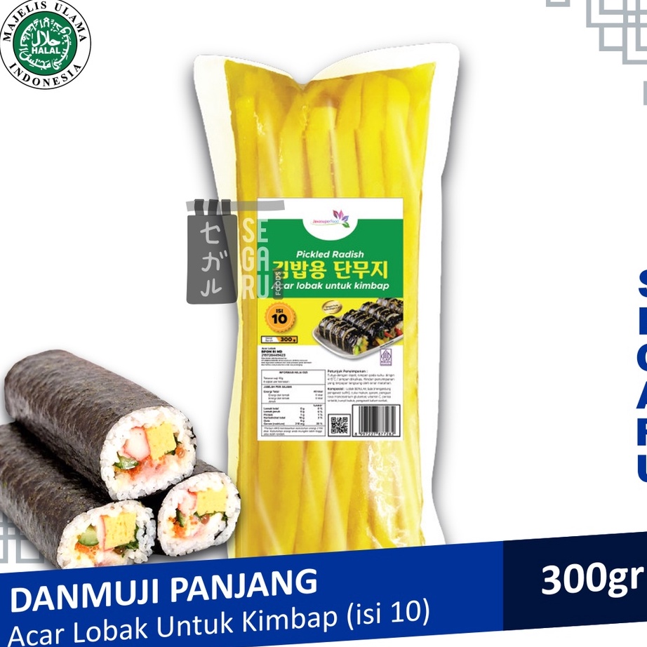 

KPXL9828 9.9 BRANDS FESTIVAL Danmuji Kimbap Acar Lobak Kuning Korea Halal | Takuan | Isian Gimbap