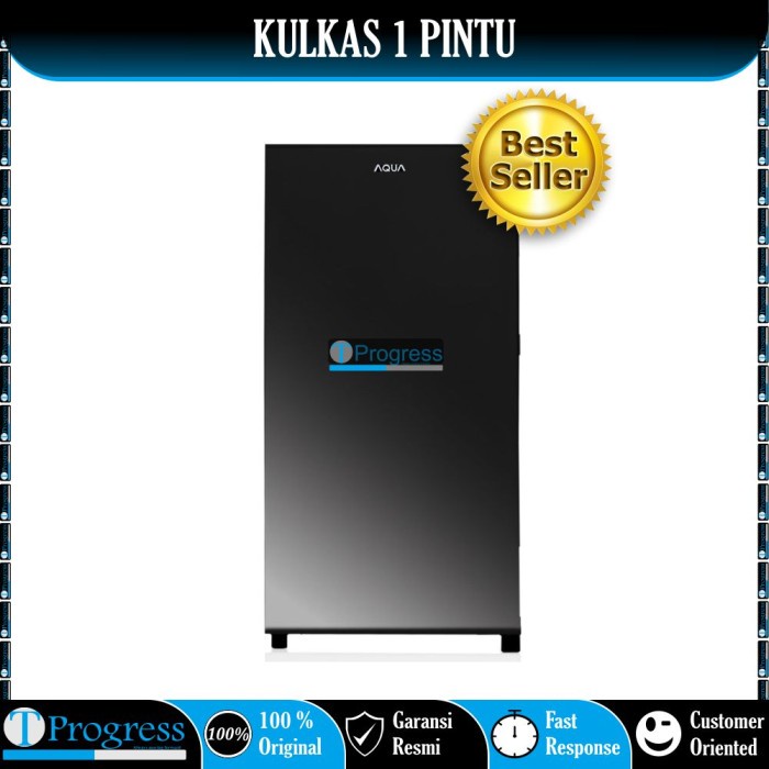 KULKAS 1 PINTU AQUA AQR-D181 140LT LOW WATT 36W