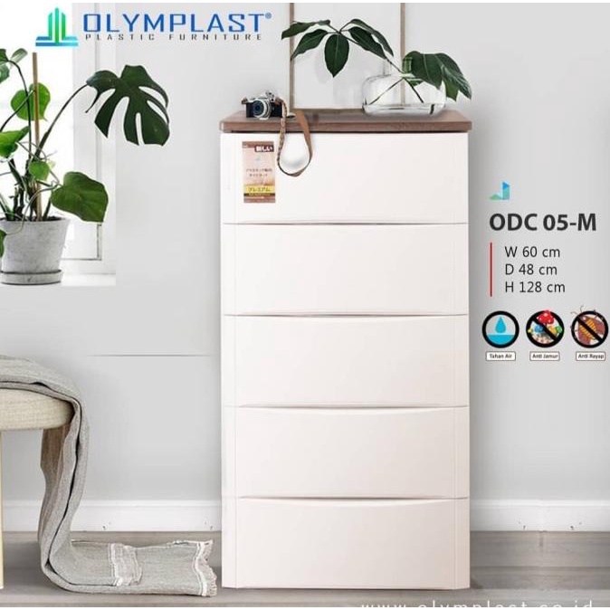 "'''] ODC 05M Olymplast Laci Penyimpanan Plastik Minimalis 5 Tingkat Premium
