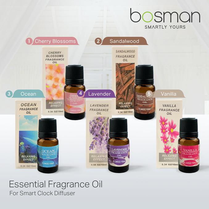 Bosman Smart Clock Diffuser - Aroma Terapi | Wifi | Smart Home