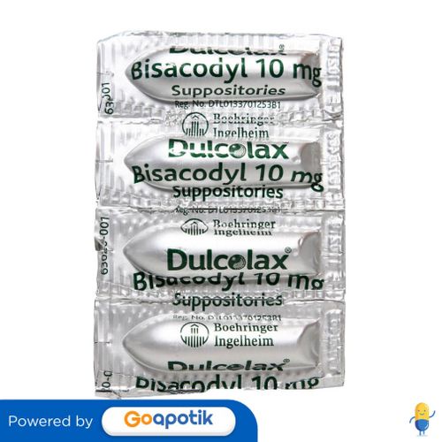 DULCOLAX DEWASA 10 MG SUPPOSITORIA
