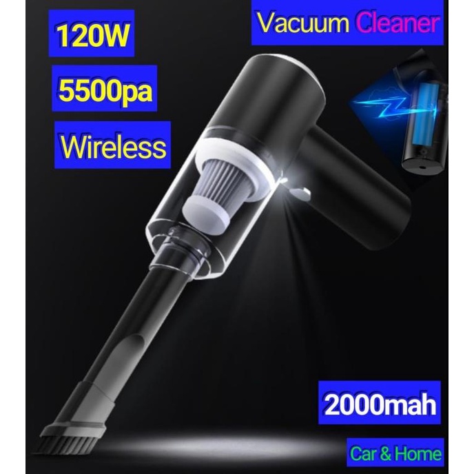 hanya disini] Wireless Car Vacuum Cleaner Baterai Cas / Vakum Penyedot Vacum Mobil