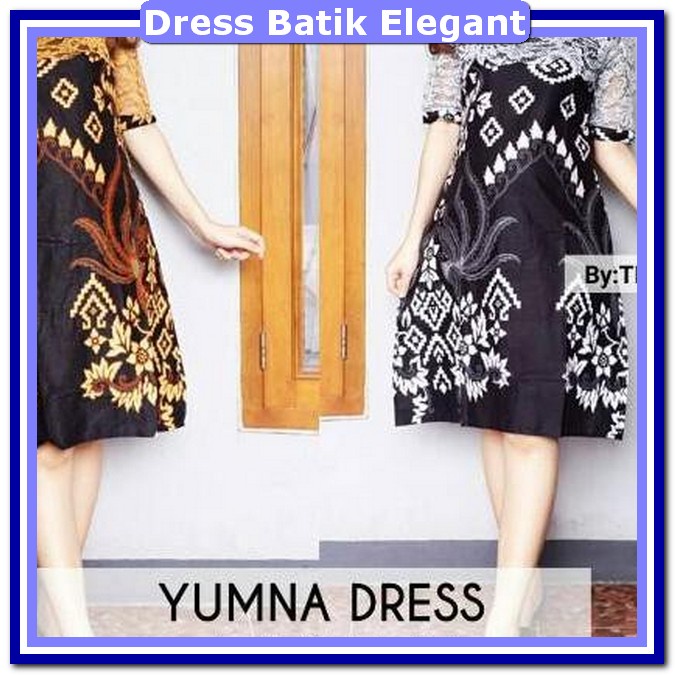 Baju Batik Wanita Modern Kantor Elegan Dreas Drez Baj Mididres Dress Korean Style Import Premium Dre