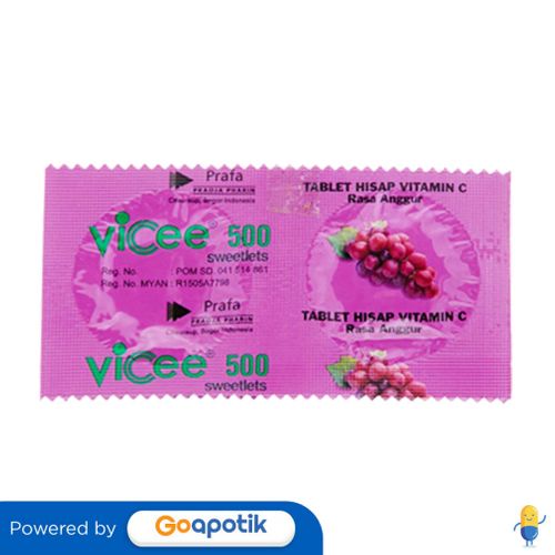 

VICEE 500 RASA ANGGUR STRIP 2 TABLET