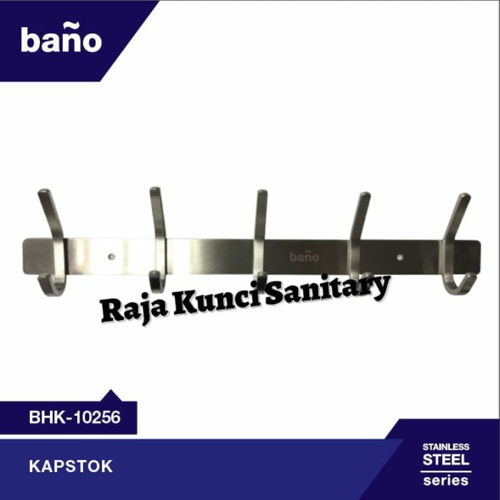 Gantungan Baju Sus 304/Cantolan Baju Bano 5 Kait Stainless Dof Berkualitas