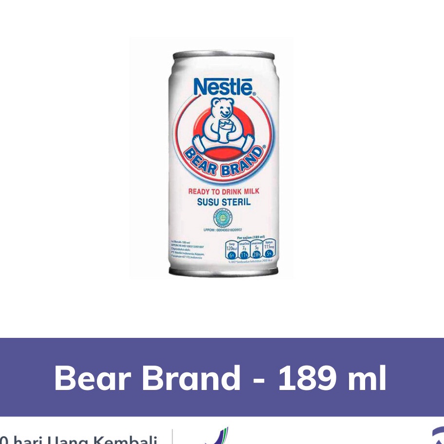 

Terlaris Bear Brand - 189 ml - JOVEE Dijual Murah