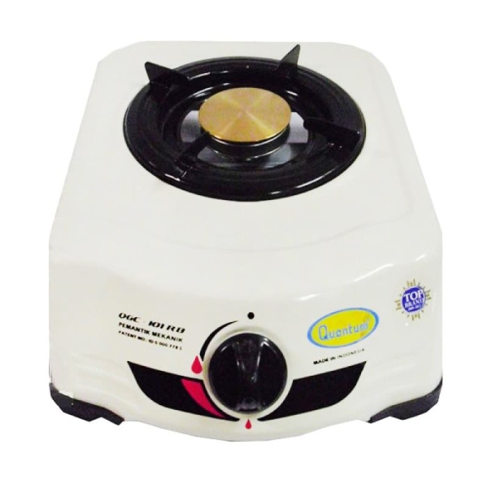 Quantum 101 RB-White Kompor Gas [1 Tungku] ORIGINAL