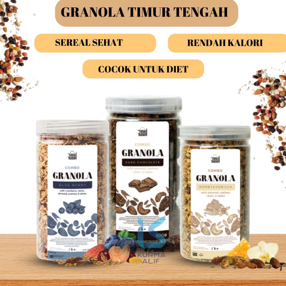 

Lagi Promo4a4Zo Granola Timur Tengah 500 gr Sereal Sarapan Sehat Oatmeal With Almond and Mete