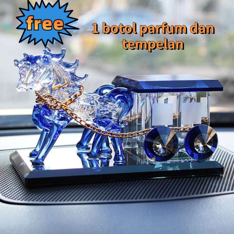 SALE CAR PARFUME  PAJANGAN DASHBOARD MOBIL KUDA KRISTAL PARFUM MOBIL AKSESORIS MOBIL PEWANGI MOBIL P