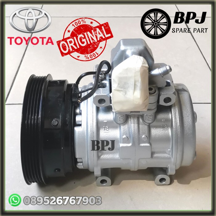 Ready Stok Compressor Kompresor Ac Starlet Kapsul 1300Cc 1.3 Taruna Futura Denso Kode 172