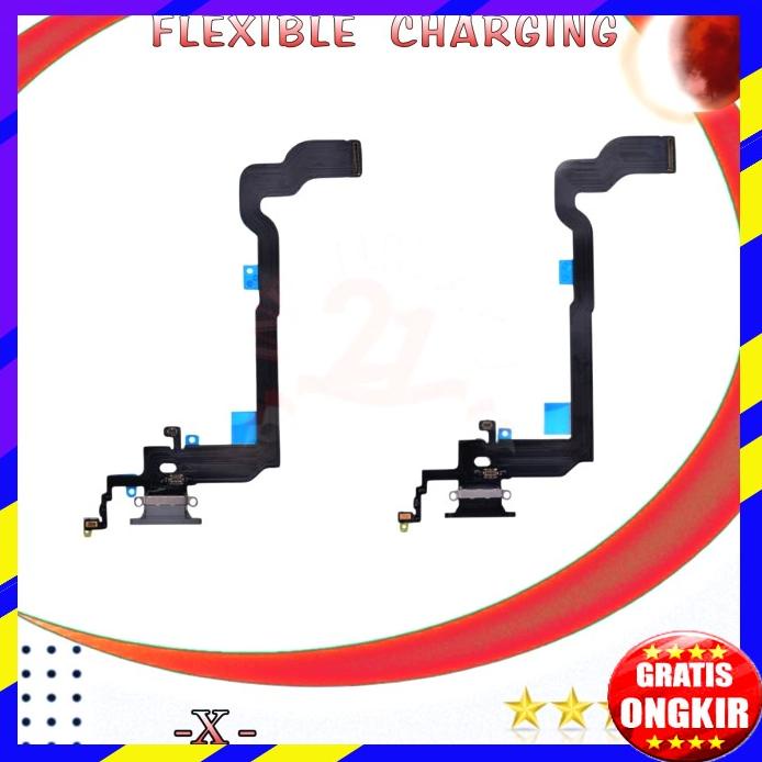 Flexible Charger Konektor Cas Iphone X Original New Garansi
