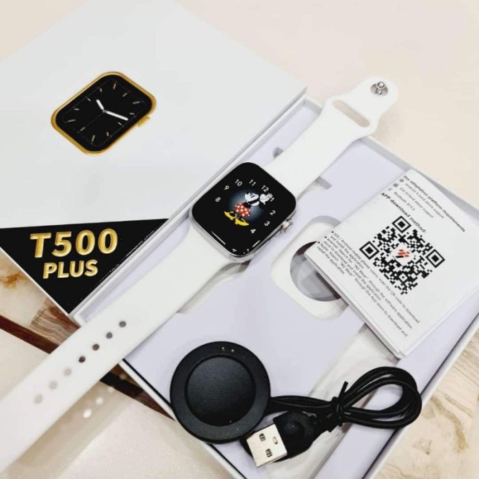 BAYAR DITEMPAT Jam tangan T500 smartwatch series 5 bluetooth android app fitpro /JAM TANGAN ANAK/JAM