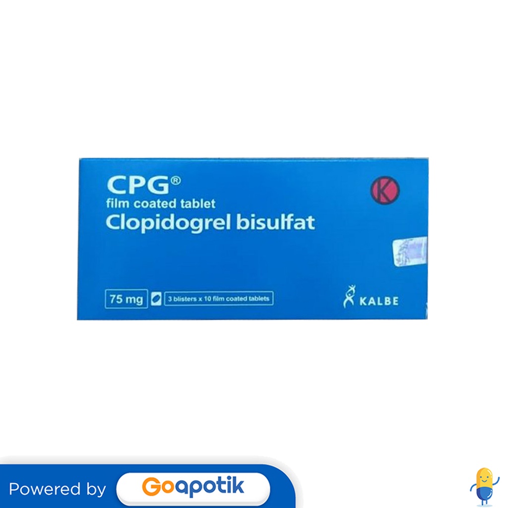 CPG 75 MG BOX 30 TABLET