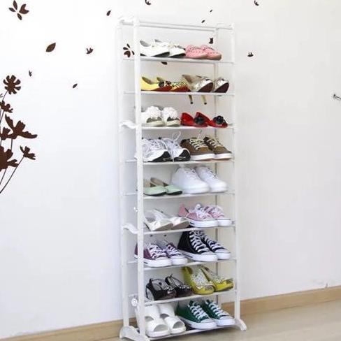 ] Amazing shoes rack 10 tingkat (RAK TANPA PENUTUP) rak jilbab
