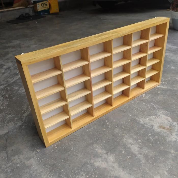 Rak Display Hotwheels 30 Kayu