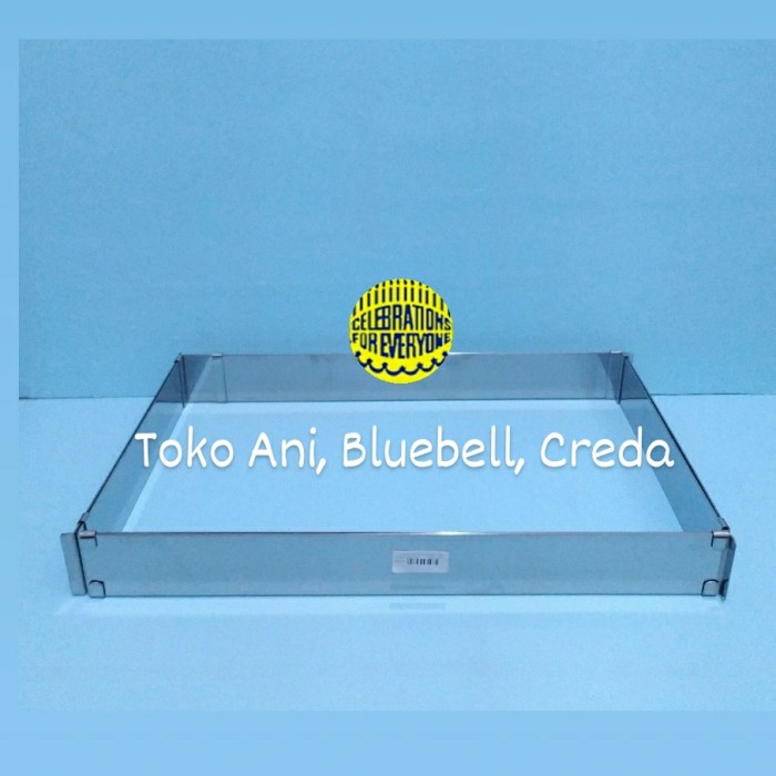 

✅Termurah Cake Ring Expanding Rectangular 30X43X5Cm Adjustable Max 56.5X84.5X5Cm Terbaru