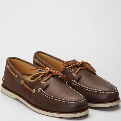 Promo Sperry Gold Cup Brown Leather Authentic Original