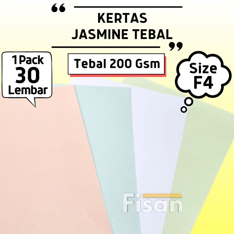 

10.10 Brand 30 Lembar Kertas Jasmine Tebal