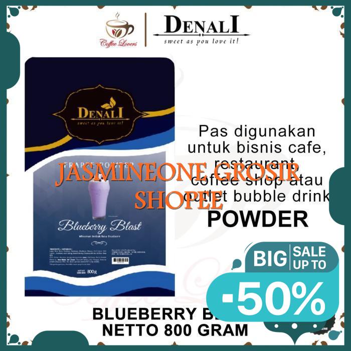 

DENALI FRAPPE POWDER BLUEBERRY BLAST MINUMAN BUBUK 800GRAM OBRAL DISKON