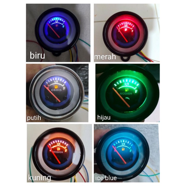 ampere bensin jarum motor mobil amper bensin jarum fuel meter lampu led motor mobil ampere bensin ja