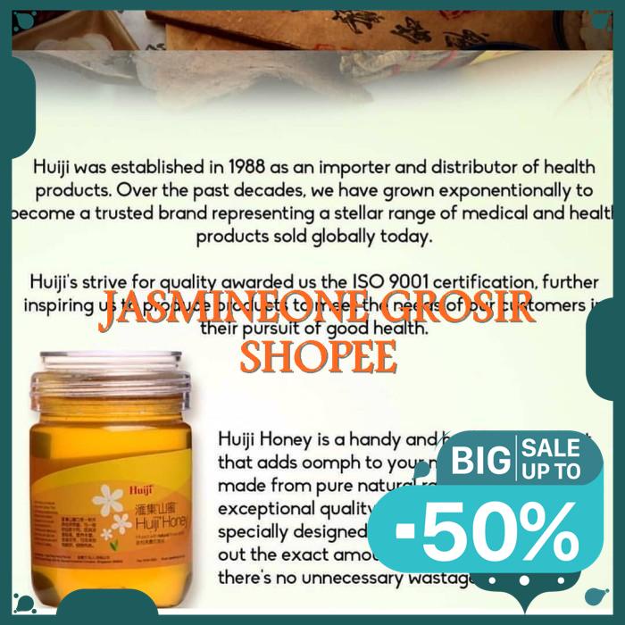 

HUIJI MADU 500GR MADU MURNI ASLI SINGAPORE BERKUALITAS