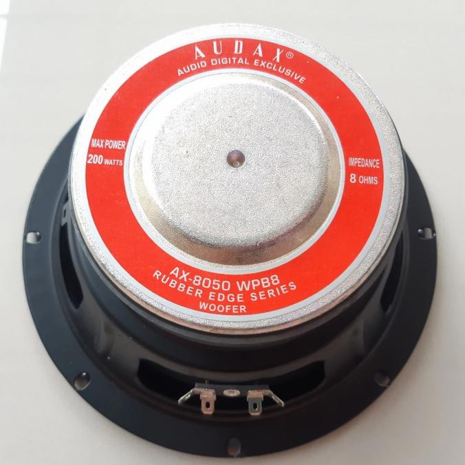 Original AUDAX 8050 SPEAKER 8 INCH WOOFER AUDAX AX 8050 WPB8 200watt