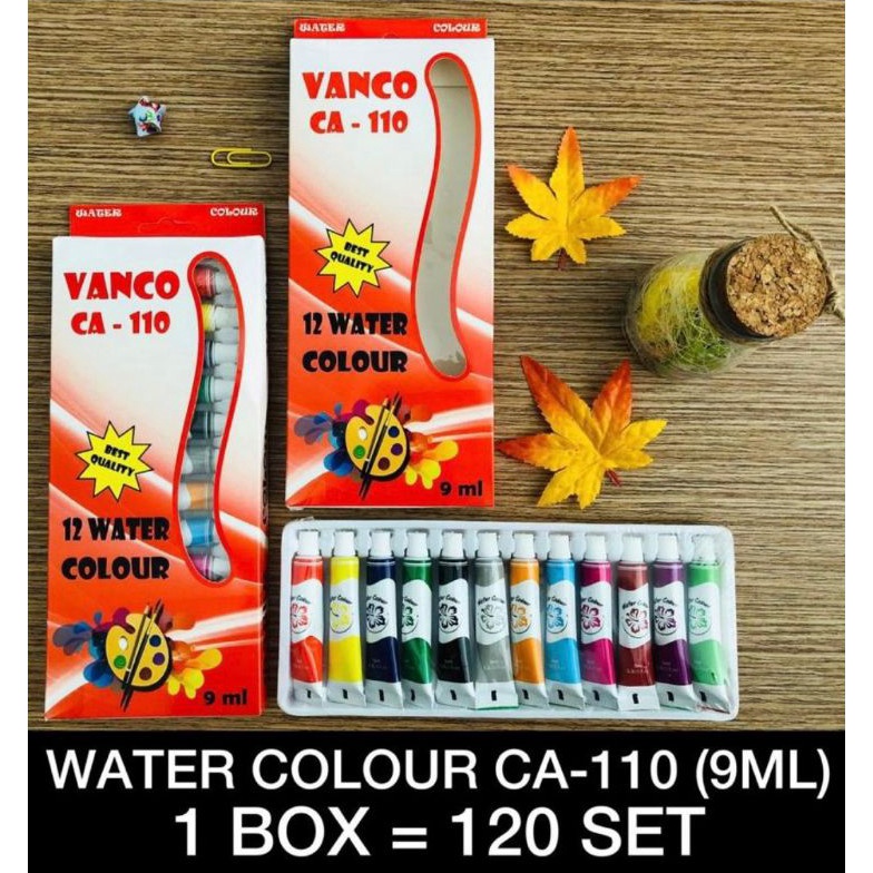 

Diskon Bulan Ini cat air 12 warna 9 ml vanco setara vtec set