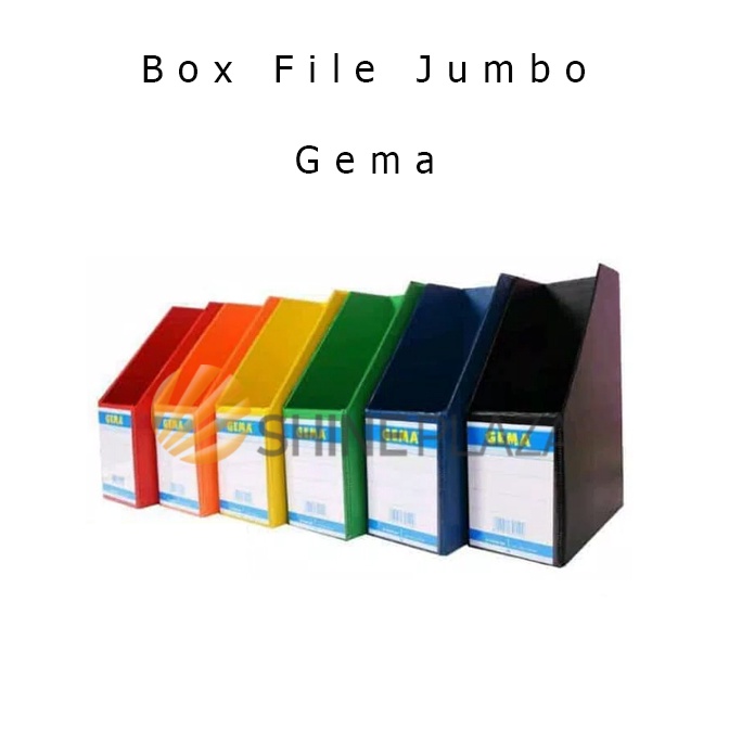 

4.4 Terlaris Box File Jumbo PVC Gema 11 cm - Tempat Penyimpanan Kotak Kertas File