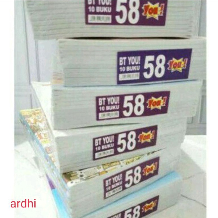 

8.8 Product HOT Buku Tulis murah 58 Lembar You-Kiky(10BUKU)