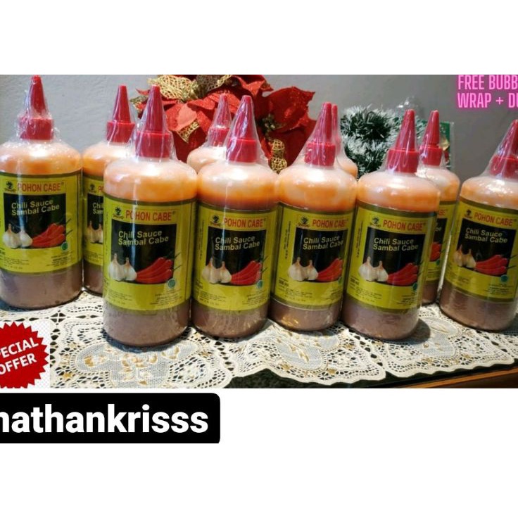

Proses sekarangU0g0F *FREE BUBLE WRAP* !! Sambal pohon cabe 500ml & 330 ml