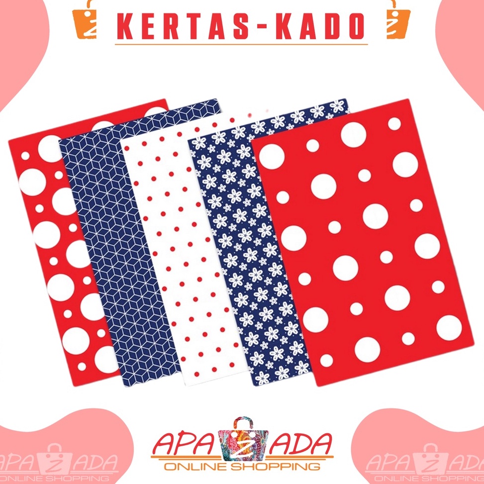 

AL7258 Apazada - Kertas Kado Grosir Murah Motif Mix isi 20pc / Terima Bungkus Kado Untuk Pengiriman Hadiah Murah Berkualitas Bisa Cod abdjo