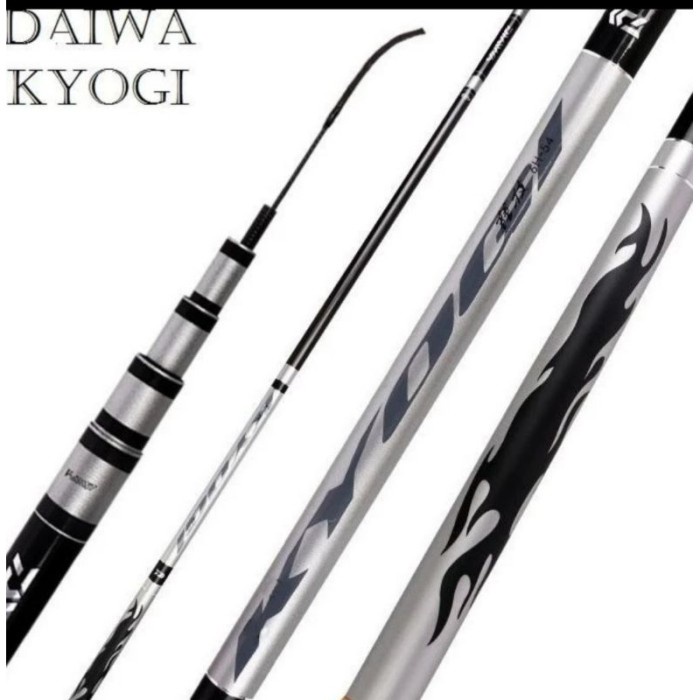 Joran tegek DAIWA KYOGI 450 Tegek carbon ruas panjangJoran tegek DAI