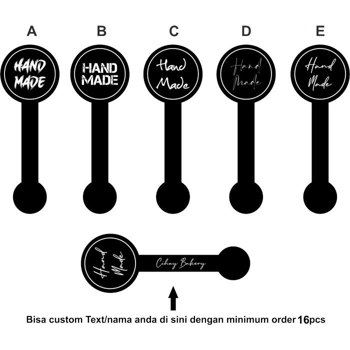 

Diskon Stiker Label Handmade Custom Diskon