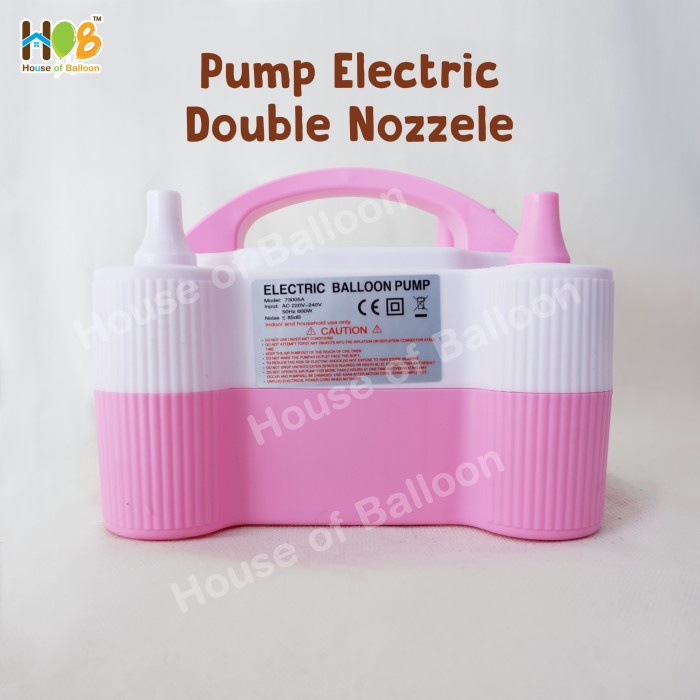 Pompa Balon Bulat Elektrik 2 Lubang TERMURAH