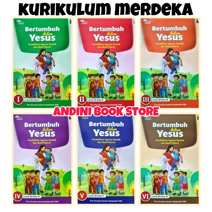 HOT SALE BUKU PENDIDIKAN AGAMA KATOLIK KELAS 1 2 3 4 5 6 SD KANISIUS TERMURAH