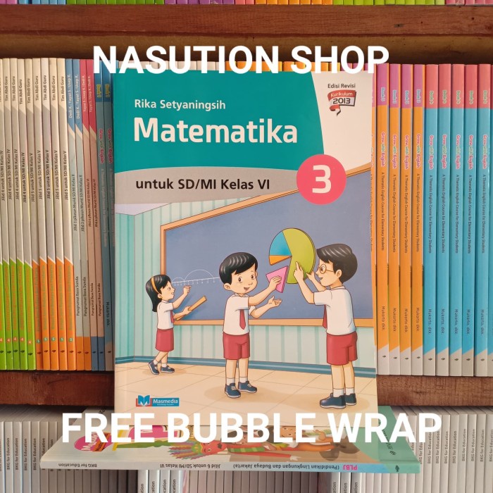 FLASH SALE BUKU MATEMATIKA KELAS 6 SD MASMEDIA TERMURAH