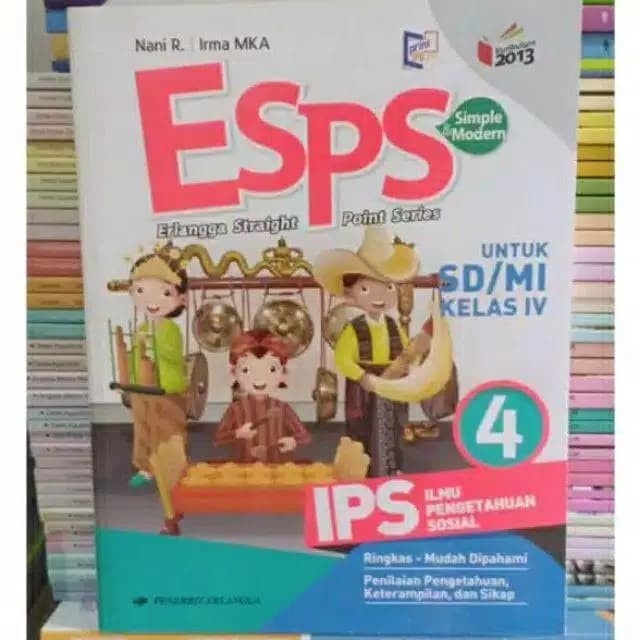 FLASH SALE BUKU ESPS IPS KELAS 4 SD K13 ERLANGGA TERBARU