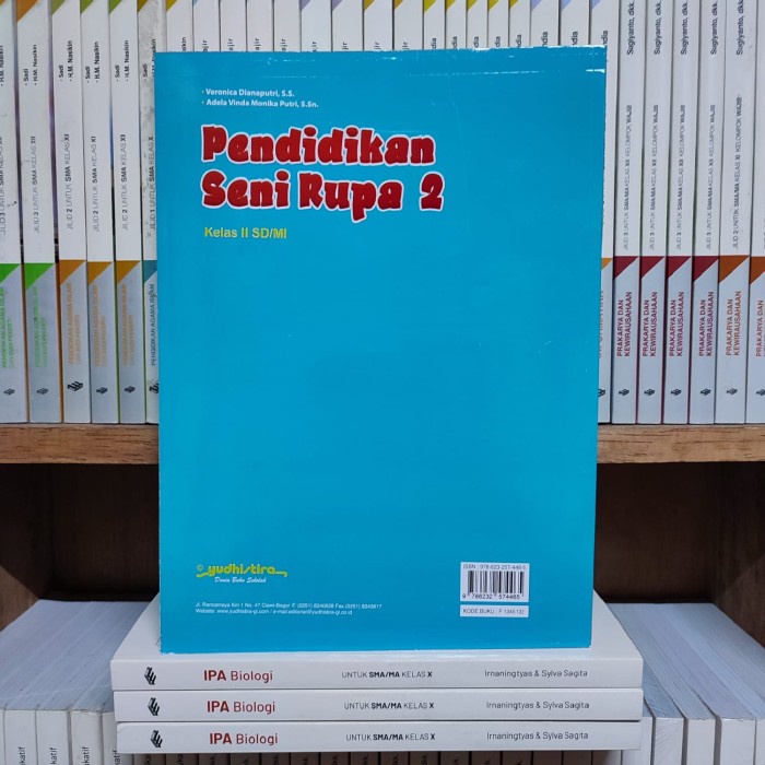 HOT SALE BUKU PENDIDIKAN SENI RUPA KELAS 2 SD KURIKULUM MERDEKA YUDHISTIRA TERBARU