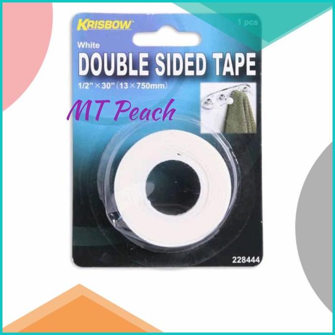 

KRISBOW DOUBLE TAPE 1.3x75CM MOUNTING TAPE WHITE 13 X 750 MM 20JVLZ3 perkakas