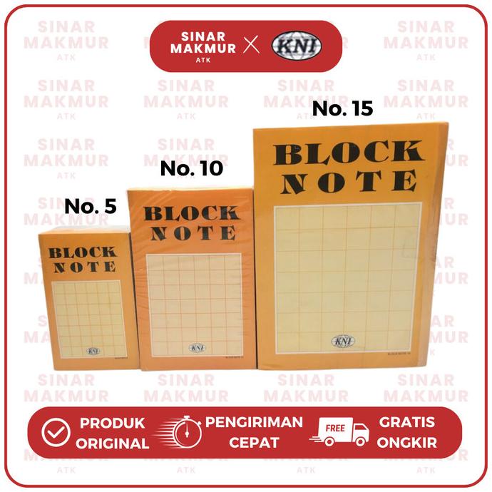 

Block Note / Buku Catatan KNI (PAK)
