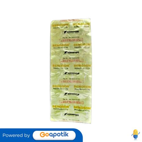 BENOSON 0.5 MG STRIP 10 TABLET